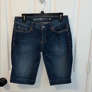 GUESS Dark Blue Denim Shorts
